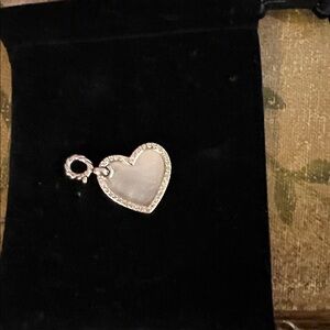 David Yurman Silver Heart Necklace